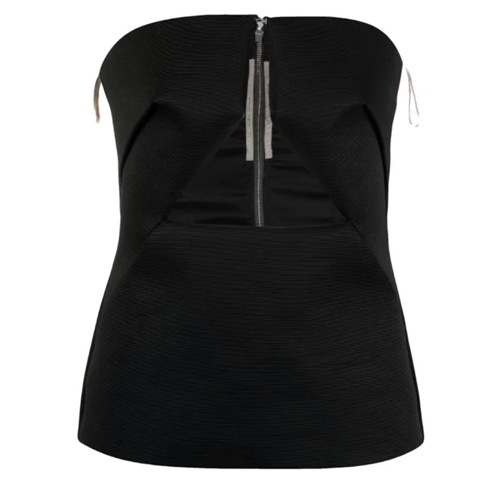Rick Owens  Black prong corset top